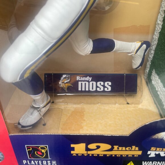 Randy Moss 12" Action Figure Series 2 Minnesota Vikings McFarlane New - Picture 4 of 7